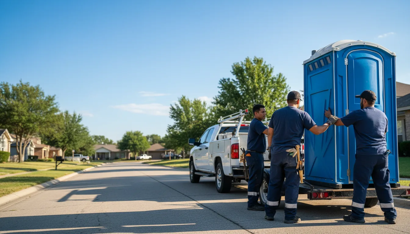 Portable Toilet Rental in Tom Bean, TX near me